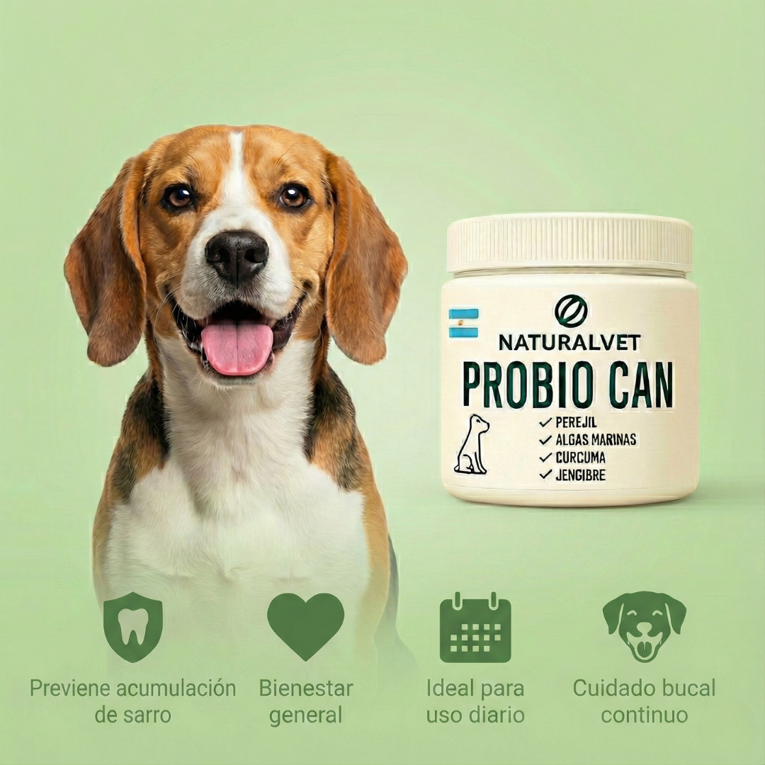 PROBIOCAN | Reduce el sarro y el mal aliento de tu perro