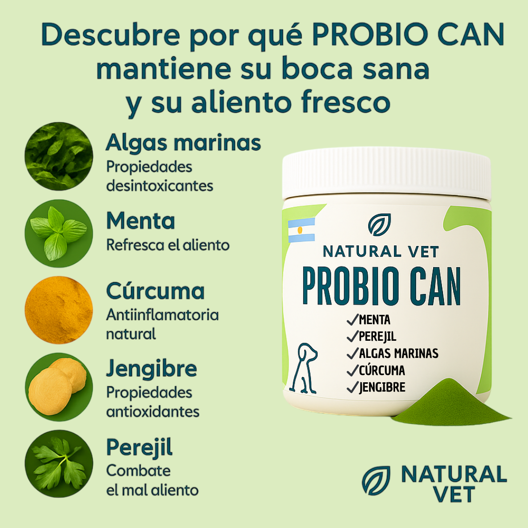 PROBIOCAN | Reduce el sarro y el mal aliento de tu perro