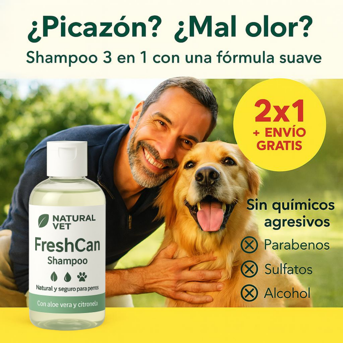 FRESH CAN SHAMPOO ANTIPULGAS